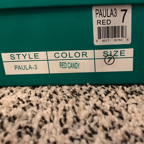 Red Rhinestone Heels - Picture 4 of 4